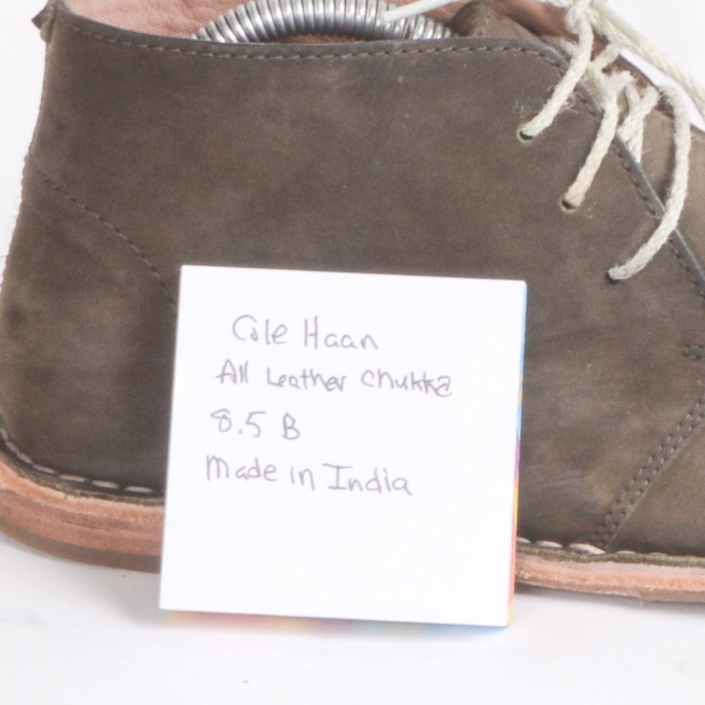 COLE HAAN Brown all-leather chukka boot in EUC! - Picture 2 of 7